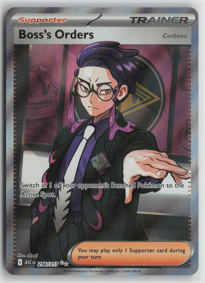 Boss's Orders [Corbeau] - Ultra Rare Holo ASC 256/217 NM