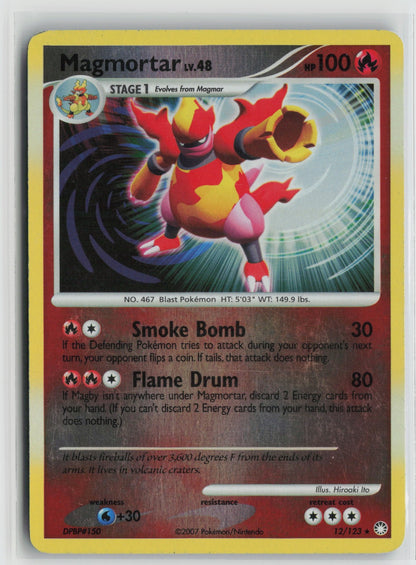 Magmortar Holo Rare Reverse Holo MT 12/123 MP