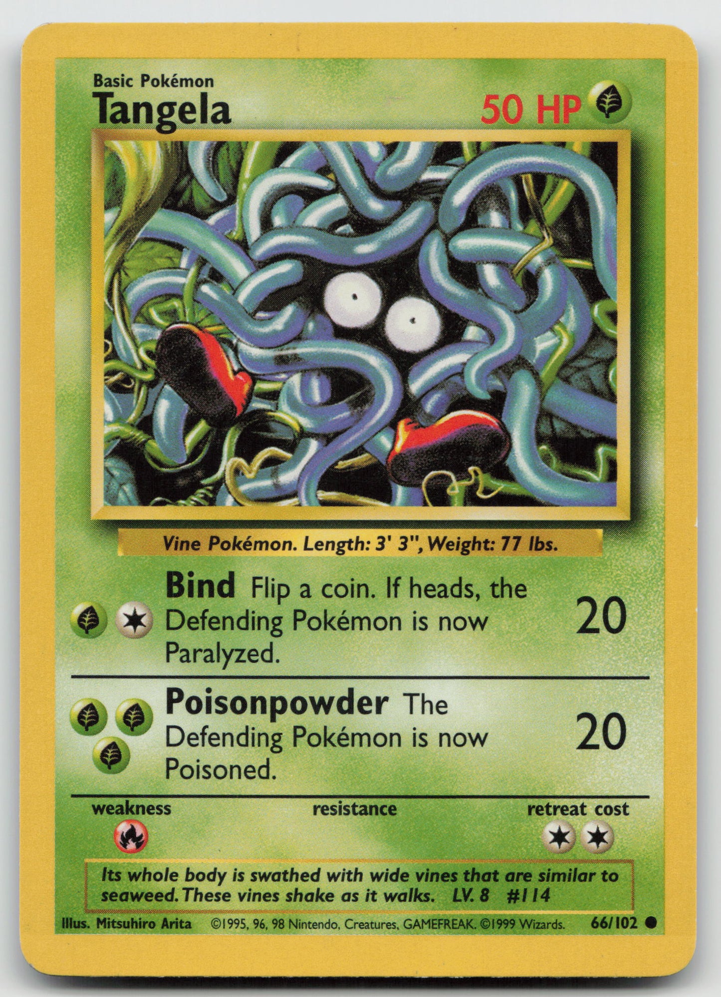 Tangela Common Normal BS 066/102 DMG