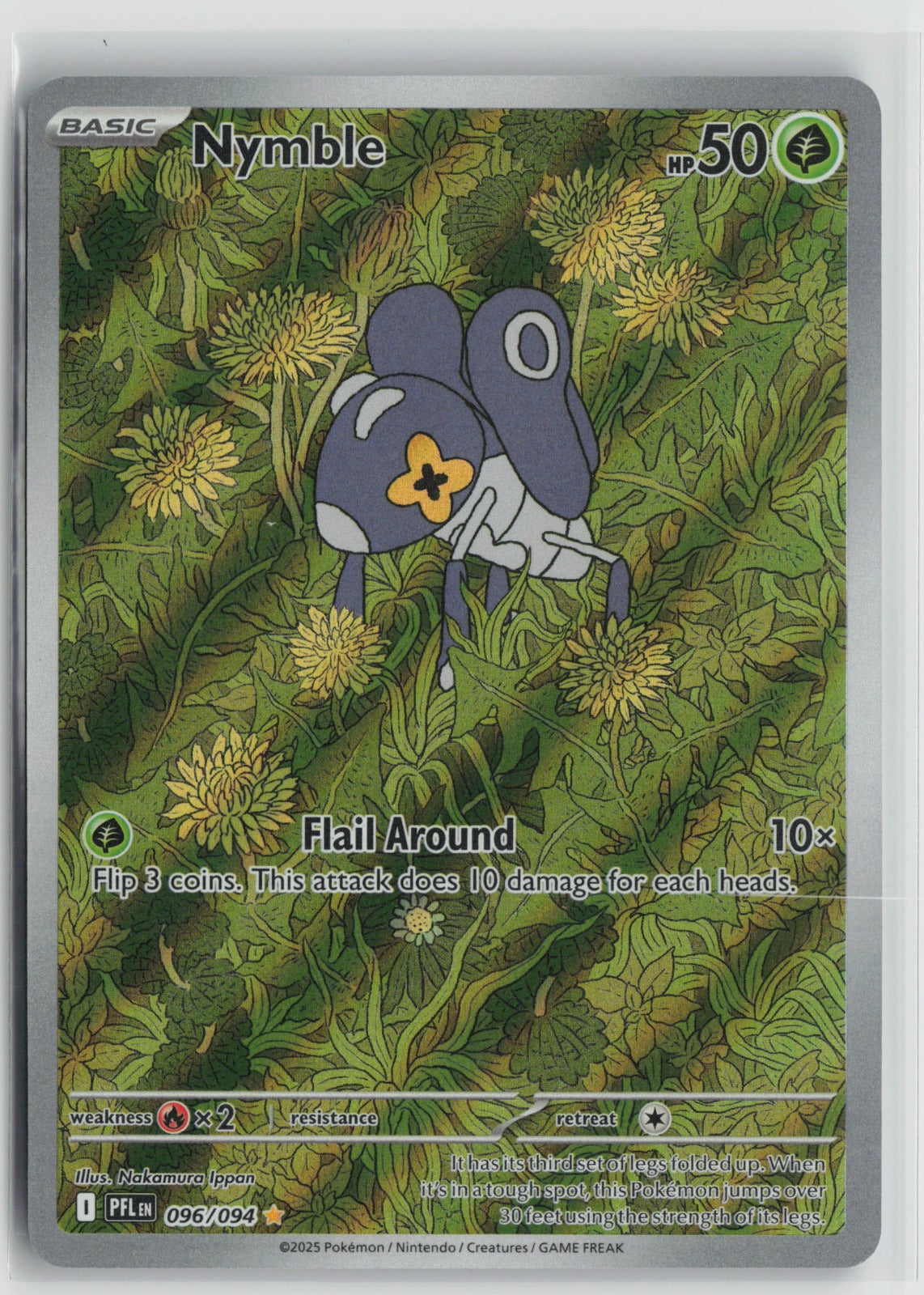 Nymble Illustration Rare Holo PFL 096/094 NM