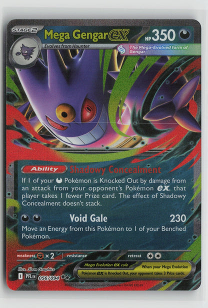Mega Gengar ex Double Rare Holo PFL 056/094 NM