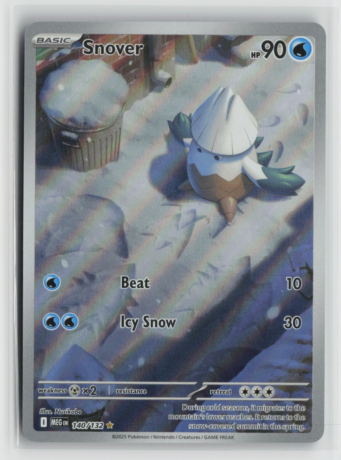 Snover - Illustration Rare Holo MEG 140/132 NM
