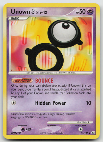 Unown [B] Uncommon Normal DP 66/130 MP