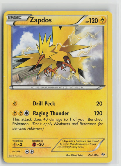 Zapdos Rare ROS 23/108 HP