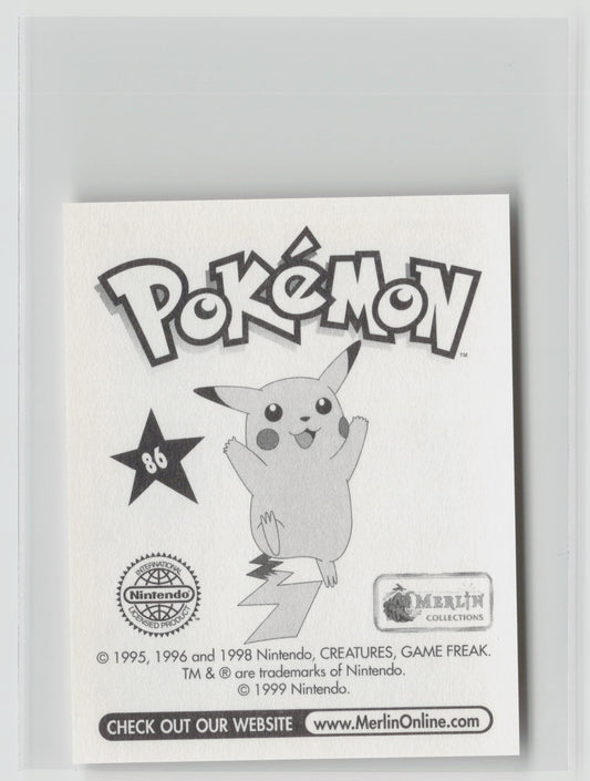 Seel - Merlin Topps Sticker 1999 #86 NM (Back)