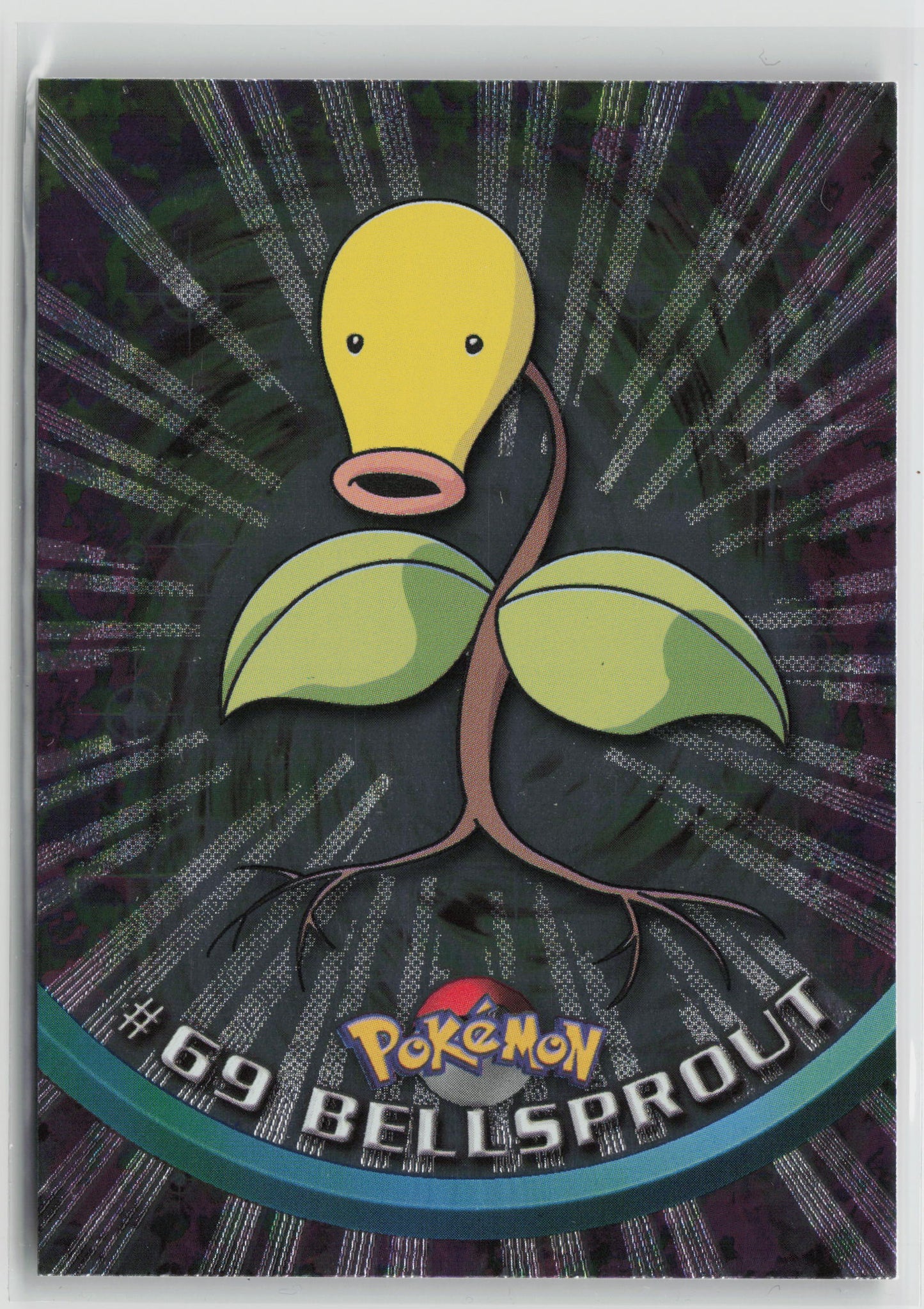 Bellsprout #69 Topps TV Animation Series 1999 Holo LP