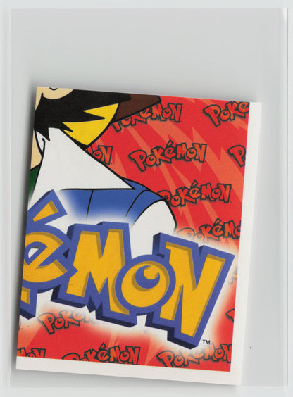 Ash & Pikachu - Merlin Topps Sticker 1999 #154 NM