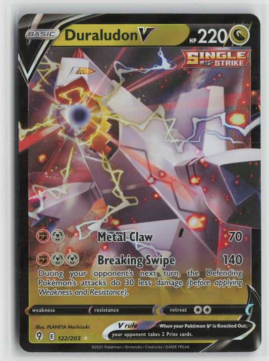 Duraludon V Ultra Rare Holo SWSH07 122/203 NM