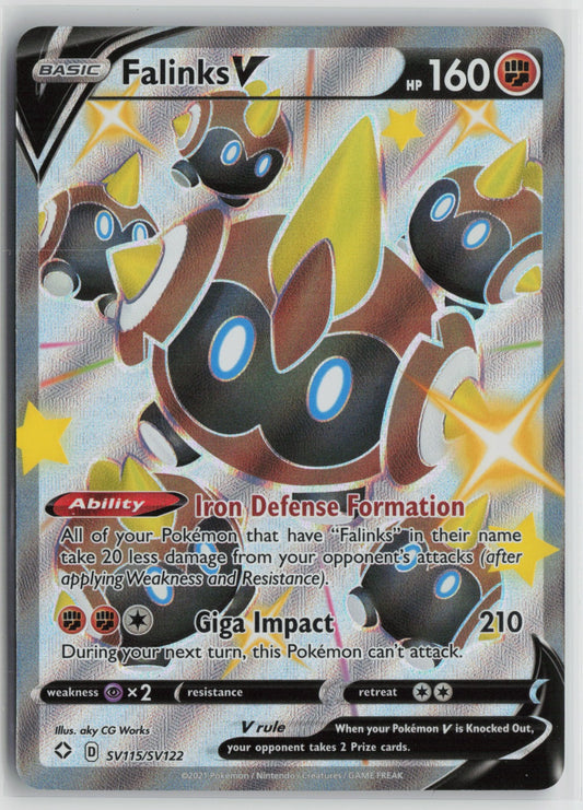 Falinks V Shiny Holo Rare Holo SHFSV SV115/SV122 NM