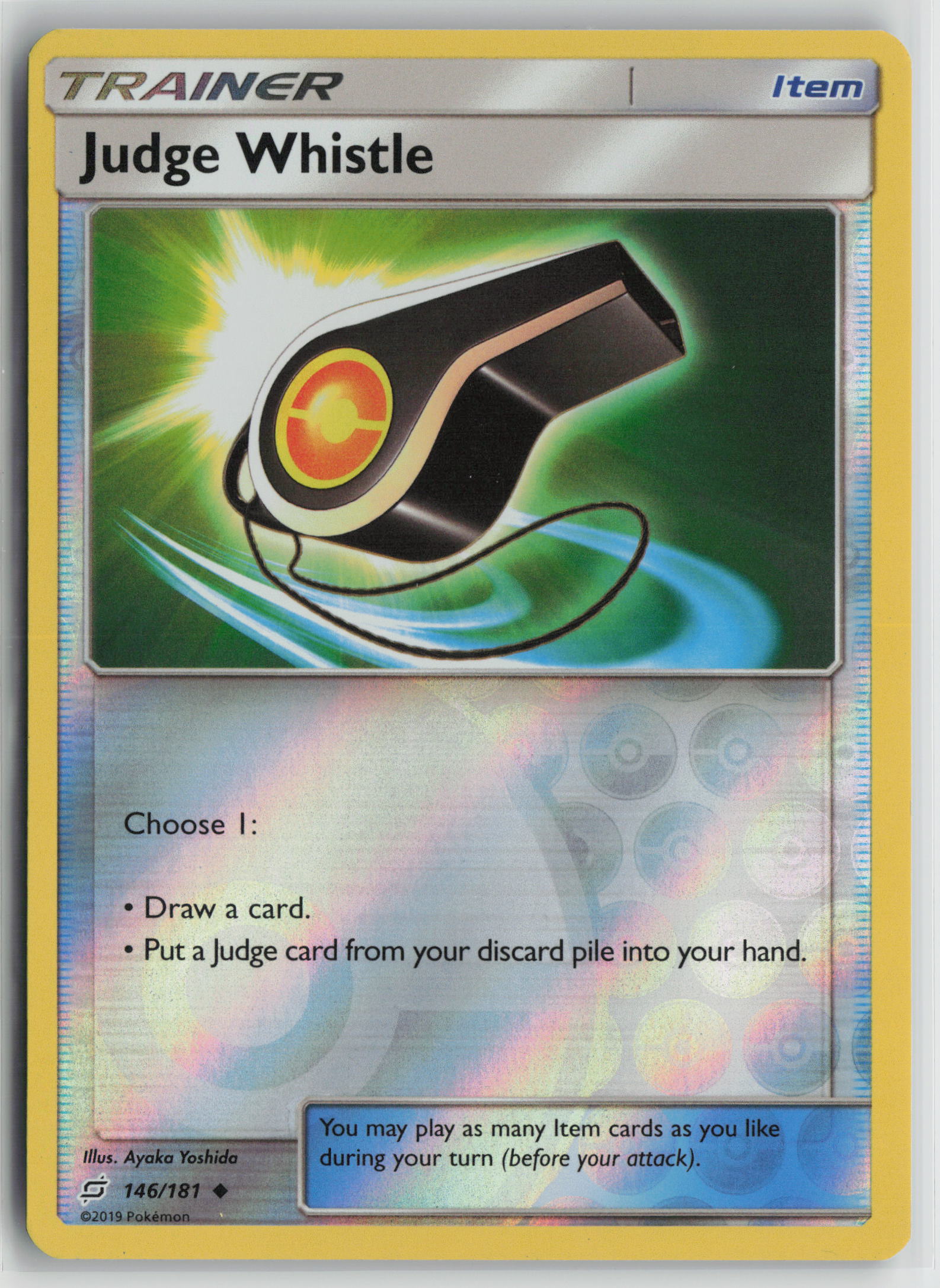 Judge Whistle Uncommon Reverse SM - Team Up 146/181 NM