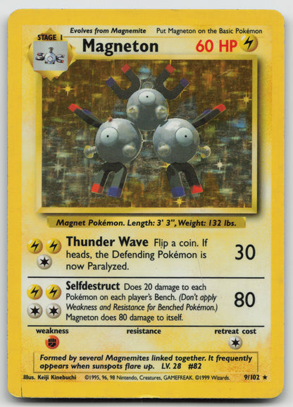 Magneton Holo Rare Holo BS 009/102 HP