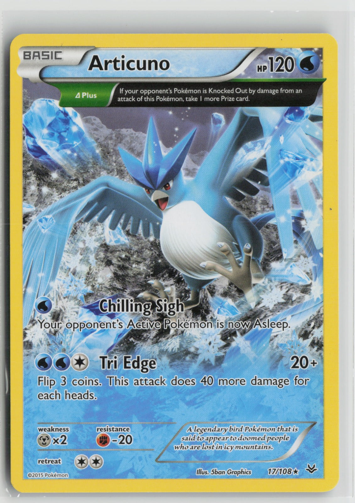 Articuno (17 Delta) Rare ROS 17/108 NM