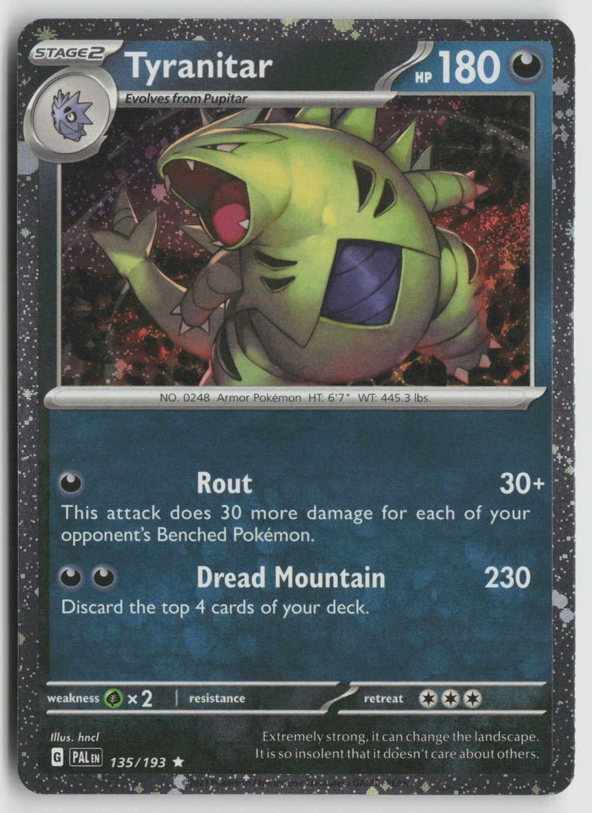 Tyranitar - (Cosmo Foil) Promo Holo MCAP 135/193 NM