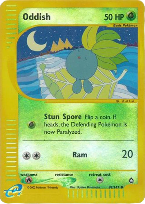 Oddish - Aquapolis #97/147- Reverse