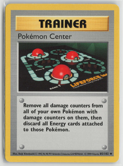 Pokemon Center Uncommon Unlimited BSS 085/102 MP