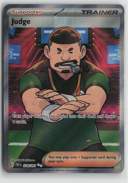 Judge Ultra Rare Holo PAF 228/091 NM