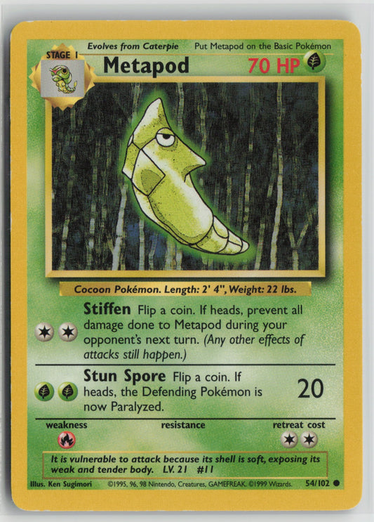 Metapod Common BS 054/102 HP