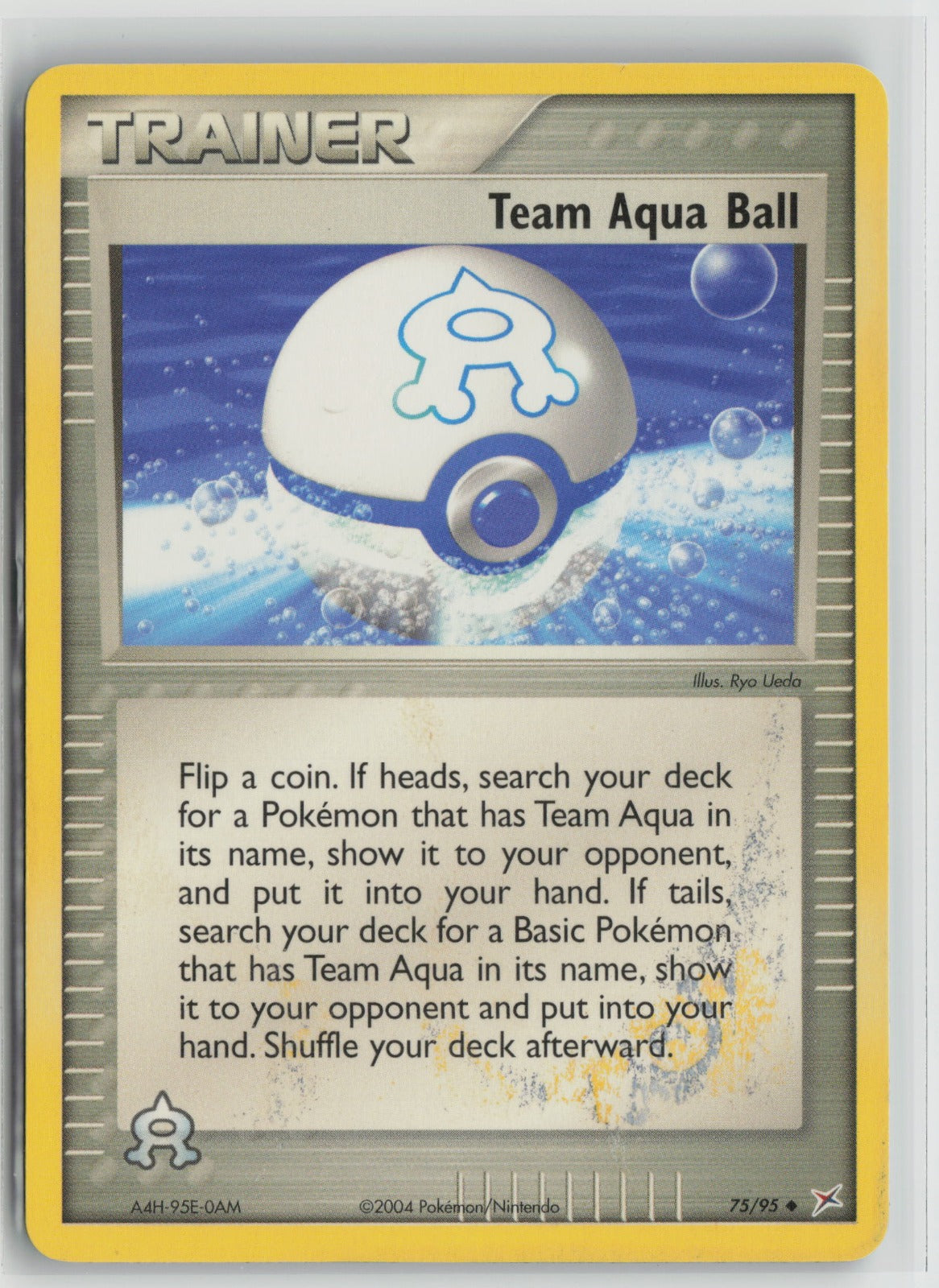 Team Aqua Ball Uncommon MA 75/95 DMG