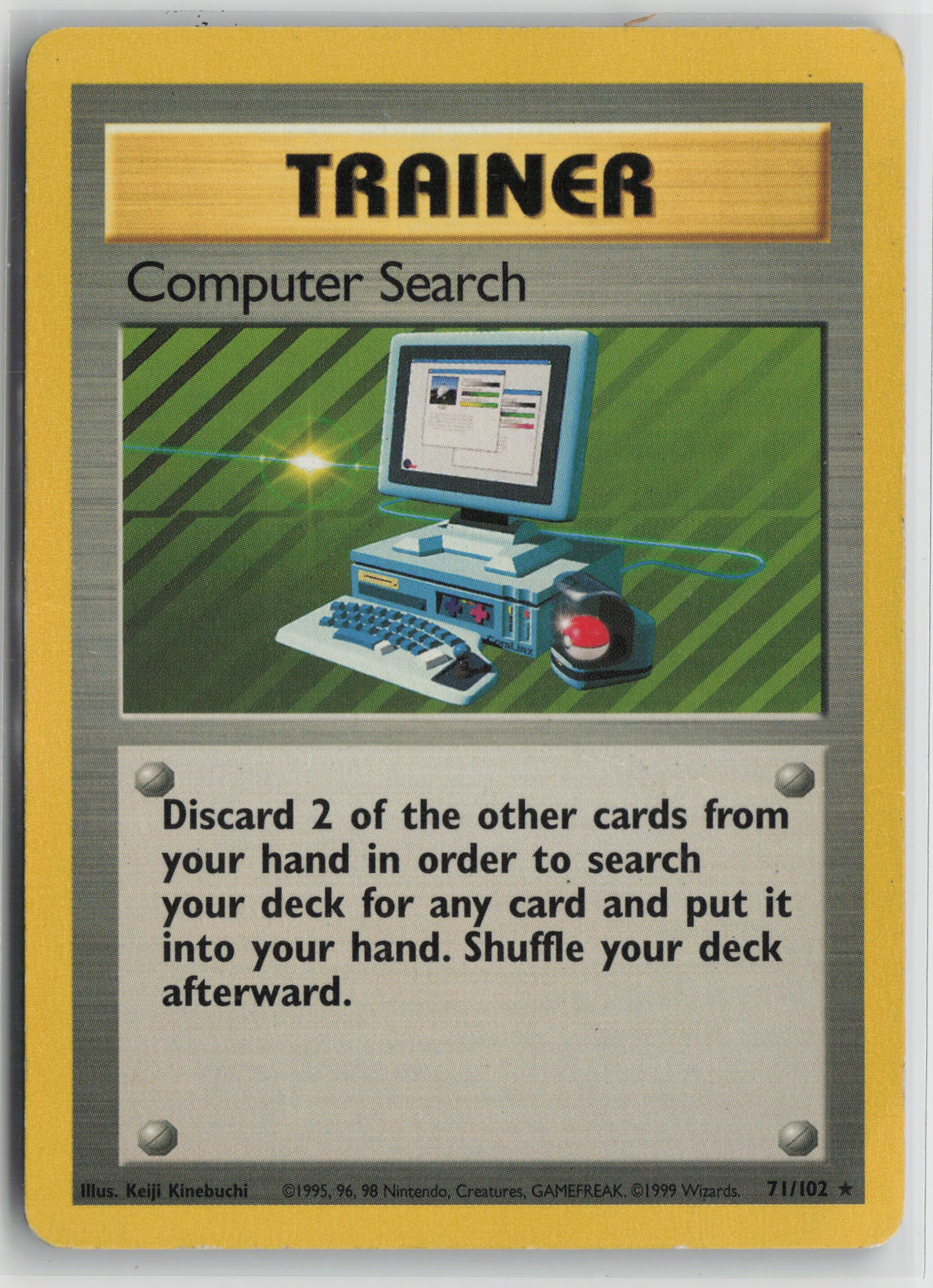 Computer Search Rare Base Set 071/102 HP
