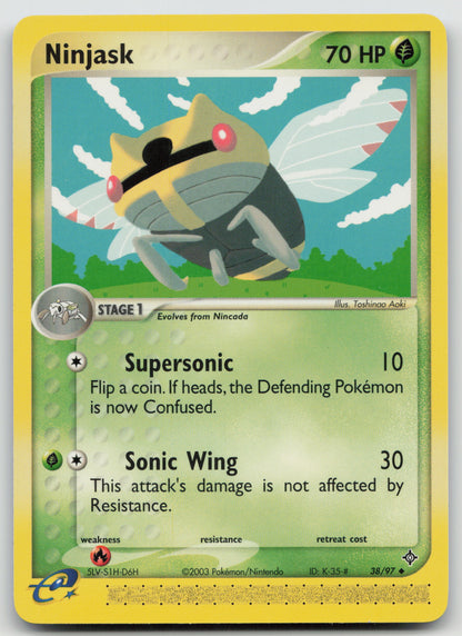 Ninjask Uncommon Normal DR 38/97 NM