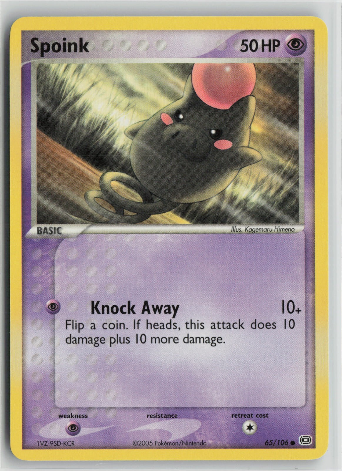 Spoink Common PR 7/12 NM