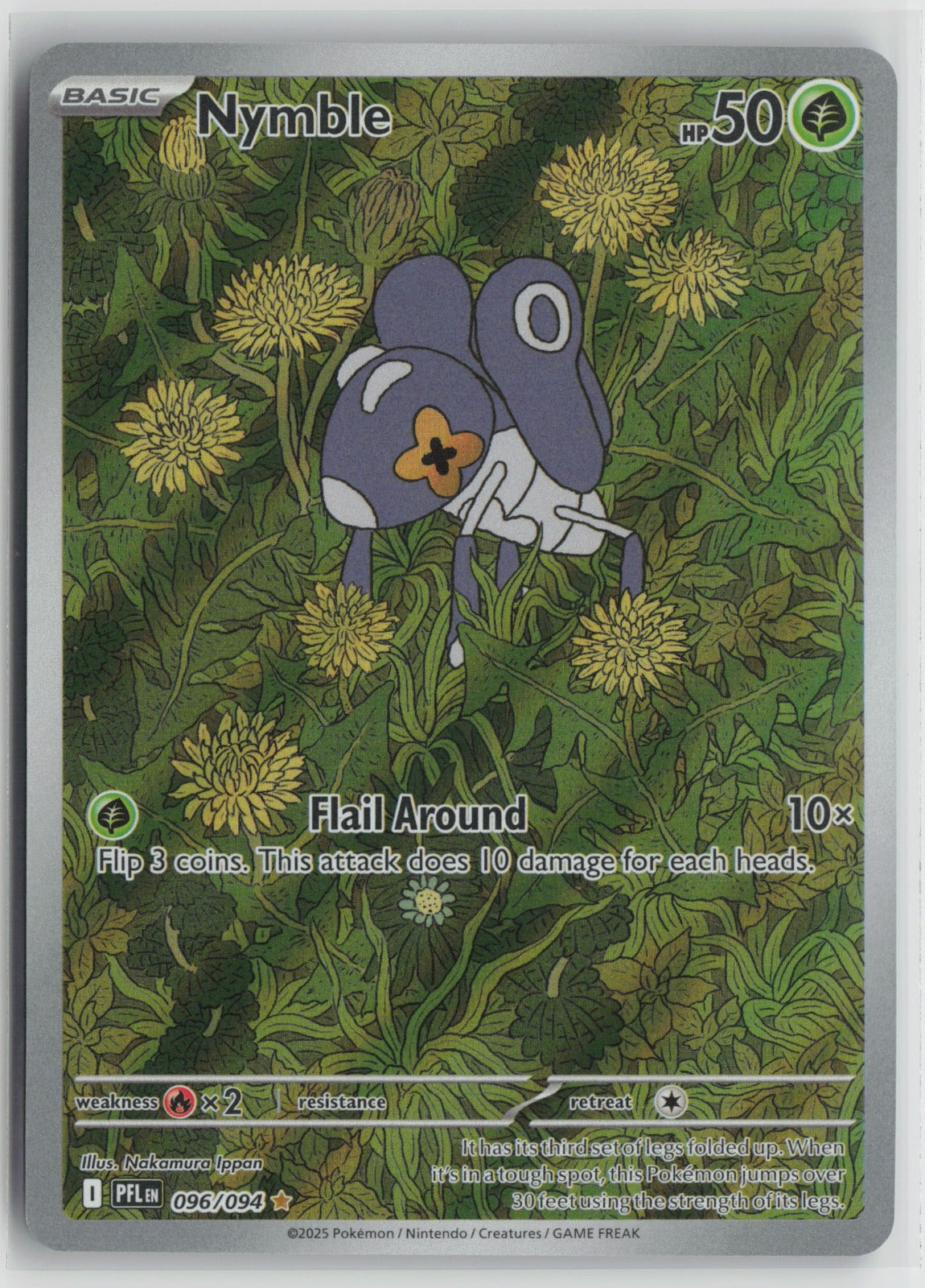 Nymble Illustration Rare Holo PFL 096/094 NM- C