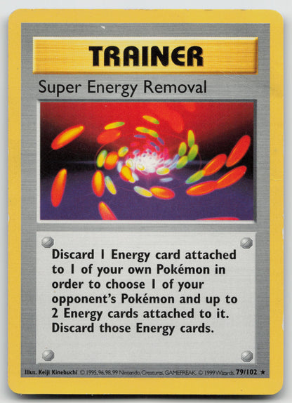 Super Energy Removal Rare Normal BS 079/102 DMG