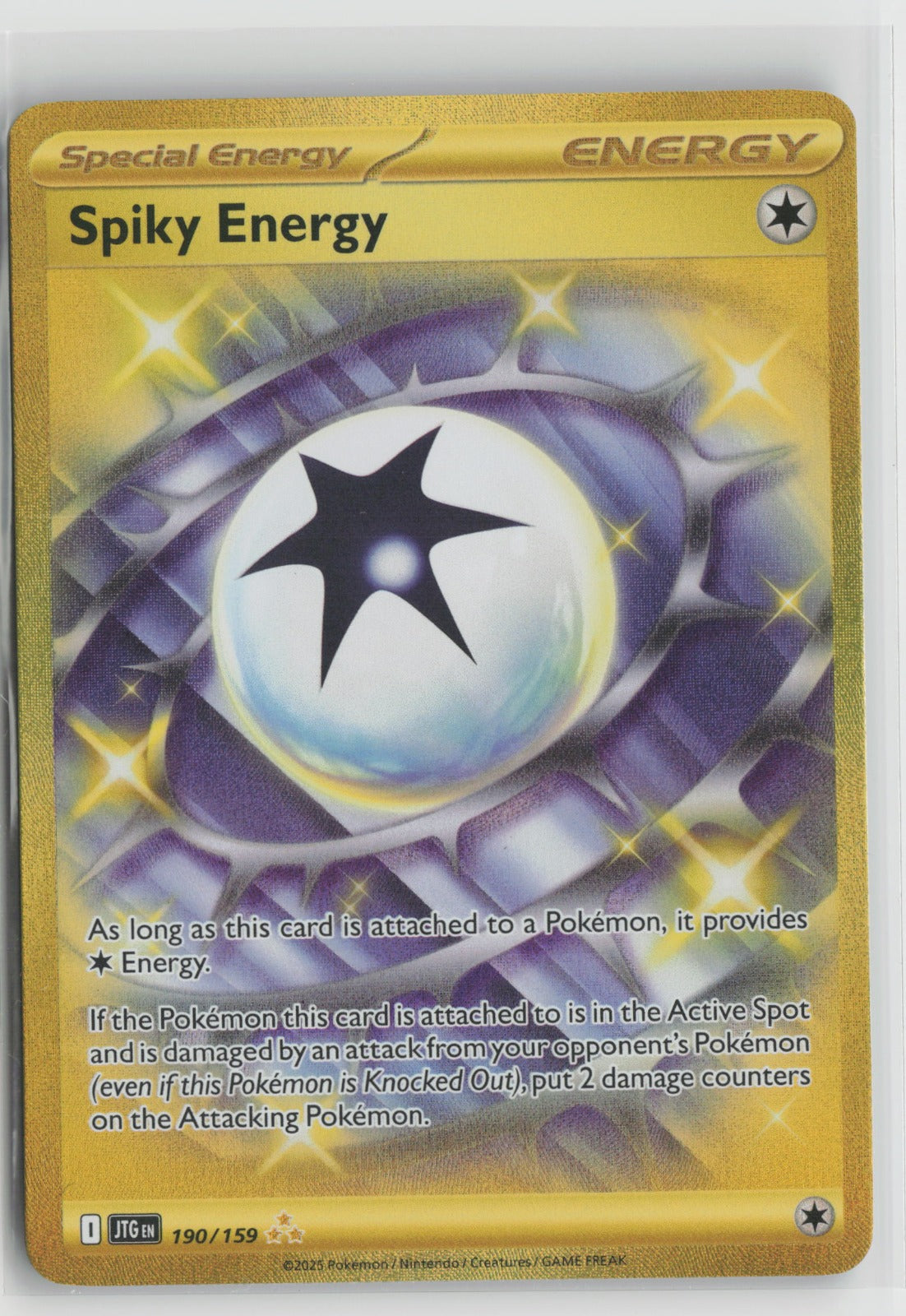 Spiky Energy - Hyper Rare Holo JTG 190/159 NM