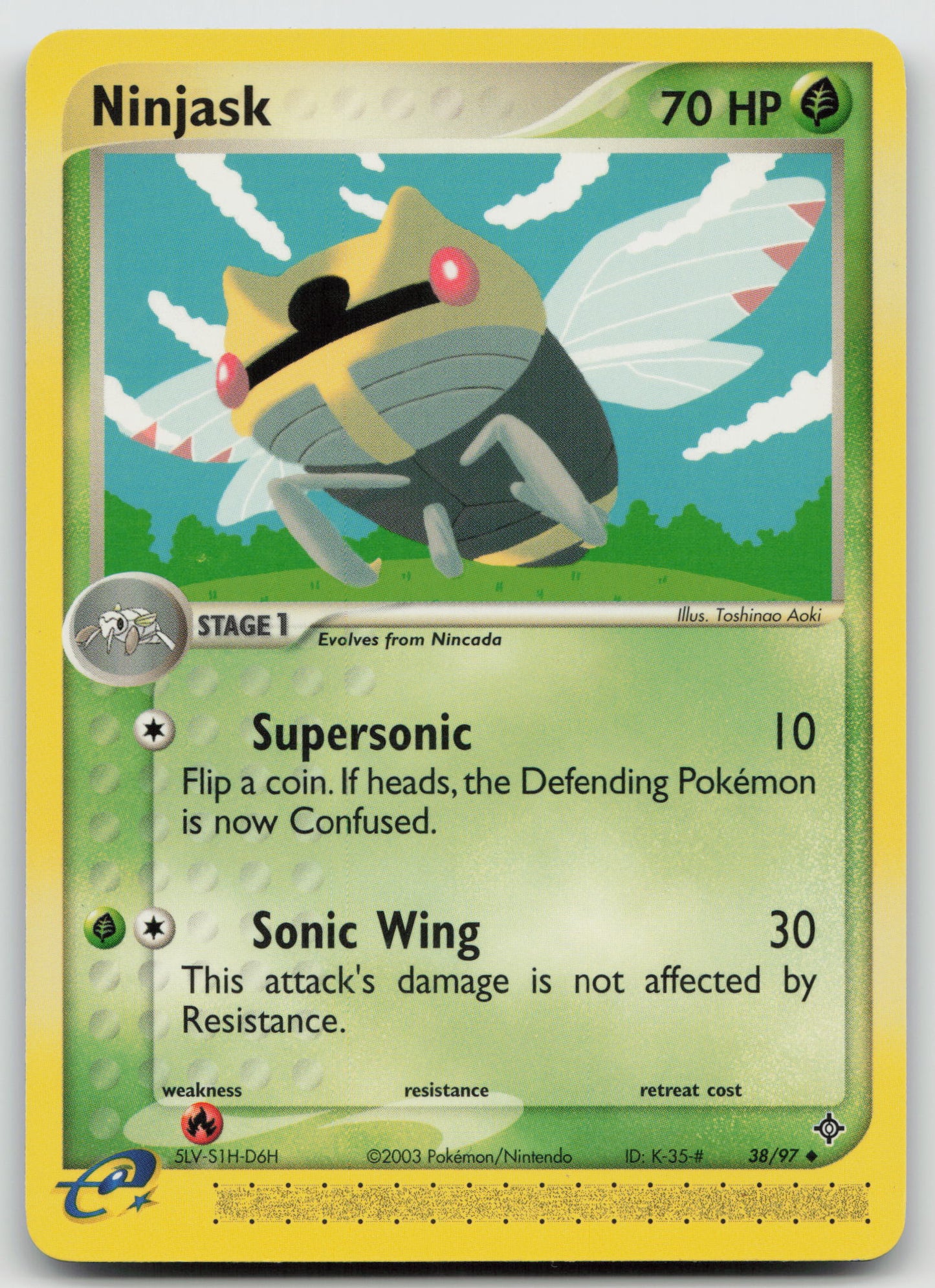 Ninjask Uncommon Normal DR 38/97 NM