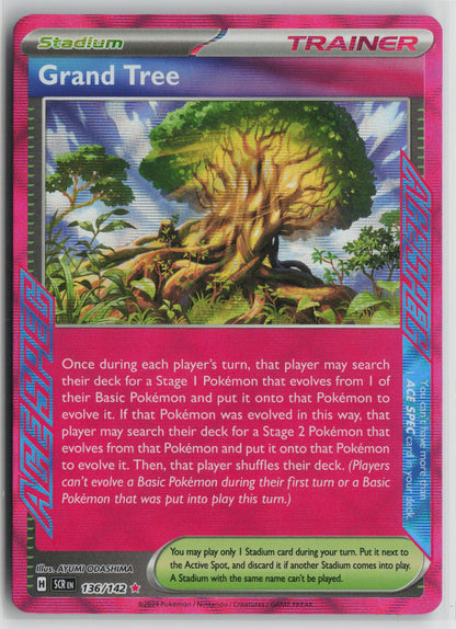 Grand Tree ACE SPEC Rare SV07: Stellar Crown 136/142 NM