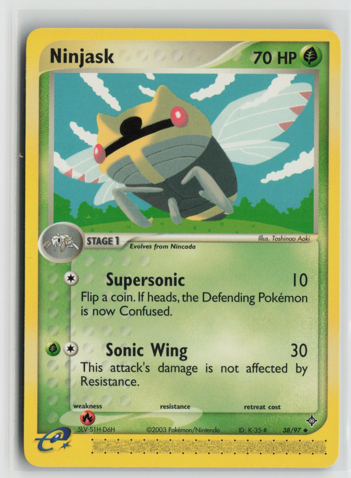 Ninjask Uncommon DR 38/97 NM
