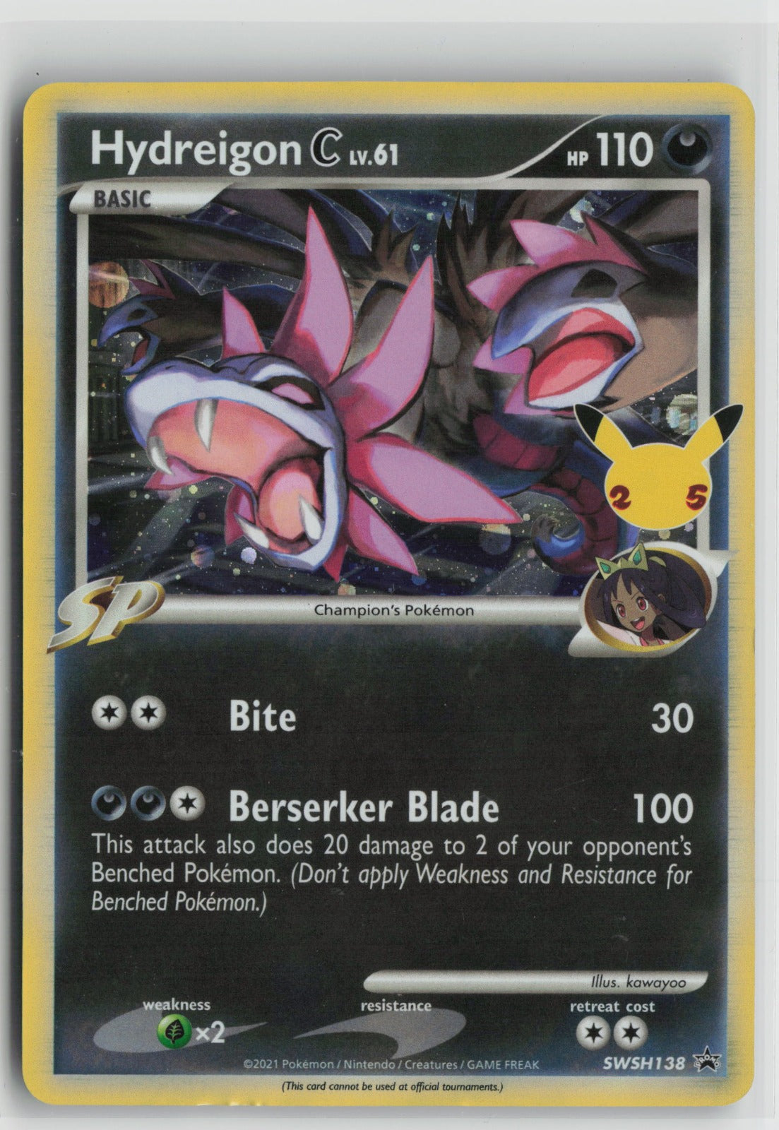 Hydreigon C lv.61 - Promo Holo SWSD SWSH138 LP