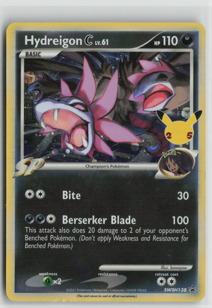 Hydreigon C lv.61 - Promo Holo SWSD SWSH138 LP