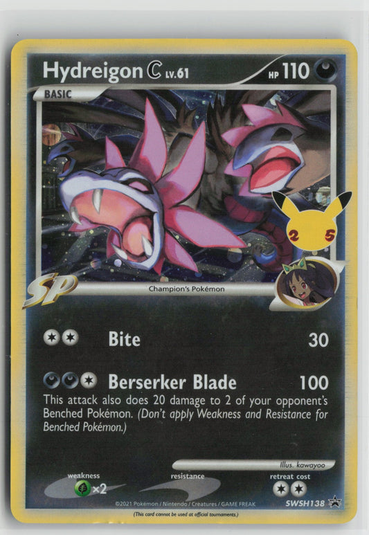 Hydreigon C lv.61 - Promo Holo SWSD SWSH138 LP