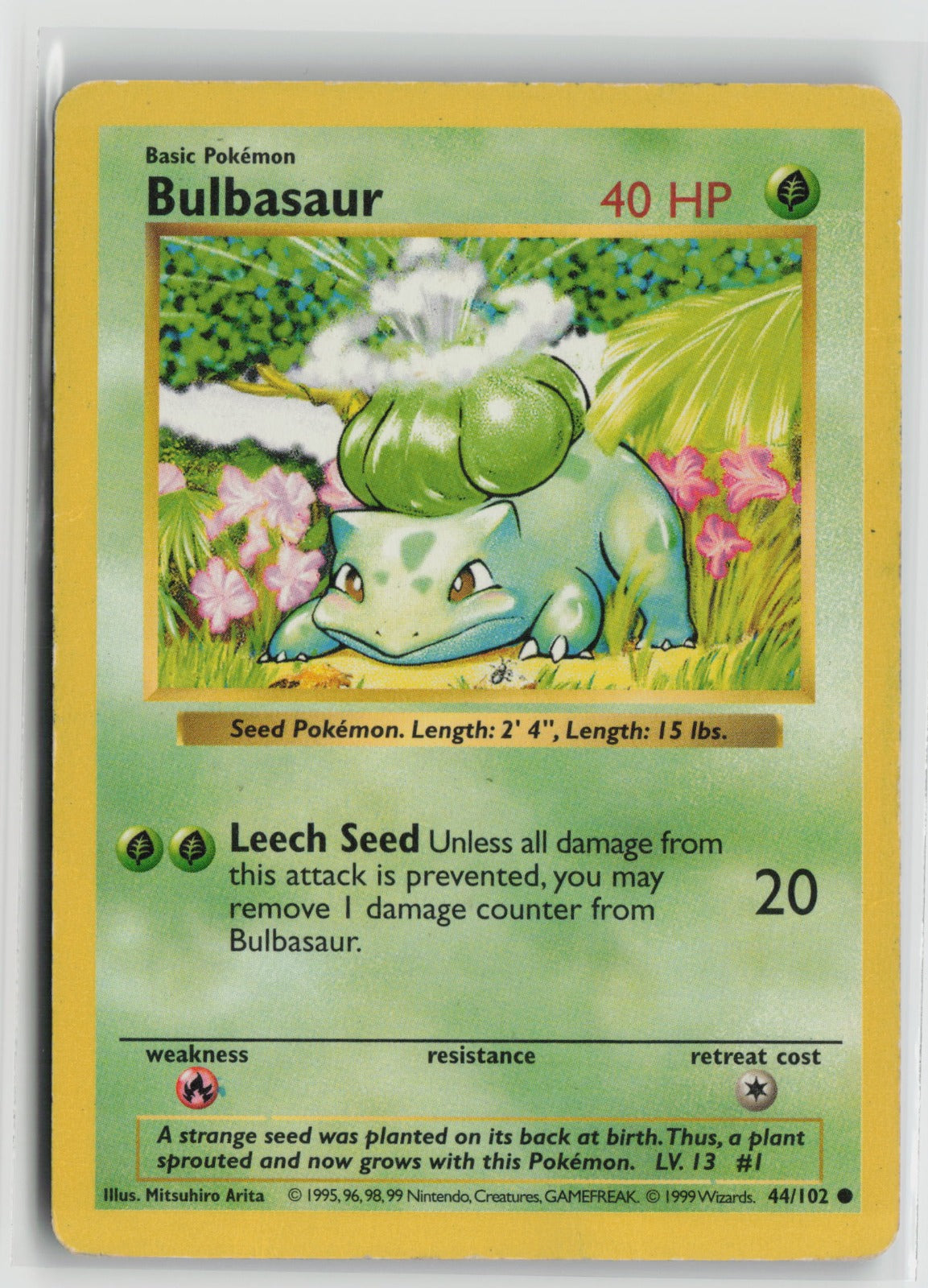 Bulbasaur Common Unlimited BSS 044/102 HP