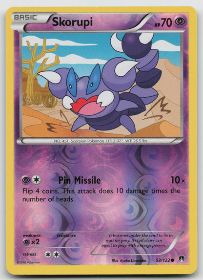 Skorupi Common Reverse Holo BKP 53/122 NM