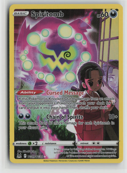 Spiritomb Ultra Rare Holo SWSH11: TG TG09/TG30 NM