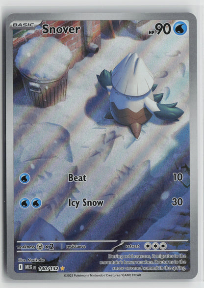 Snover - Illustration Rare Holo MEG 140/132 NM