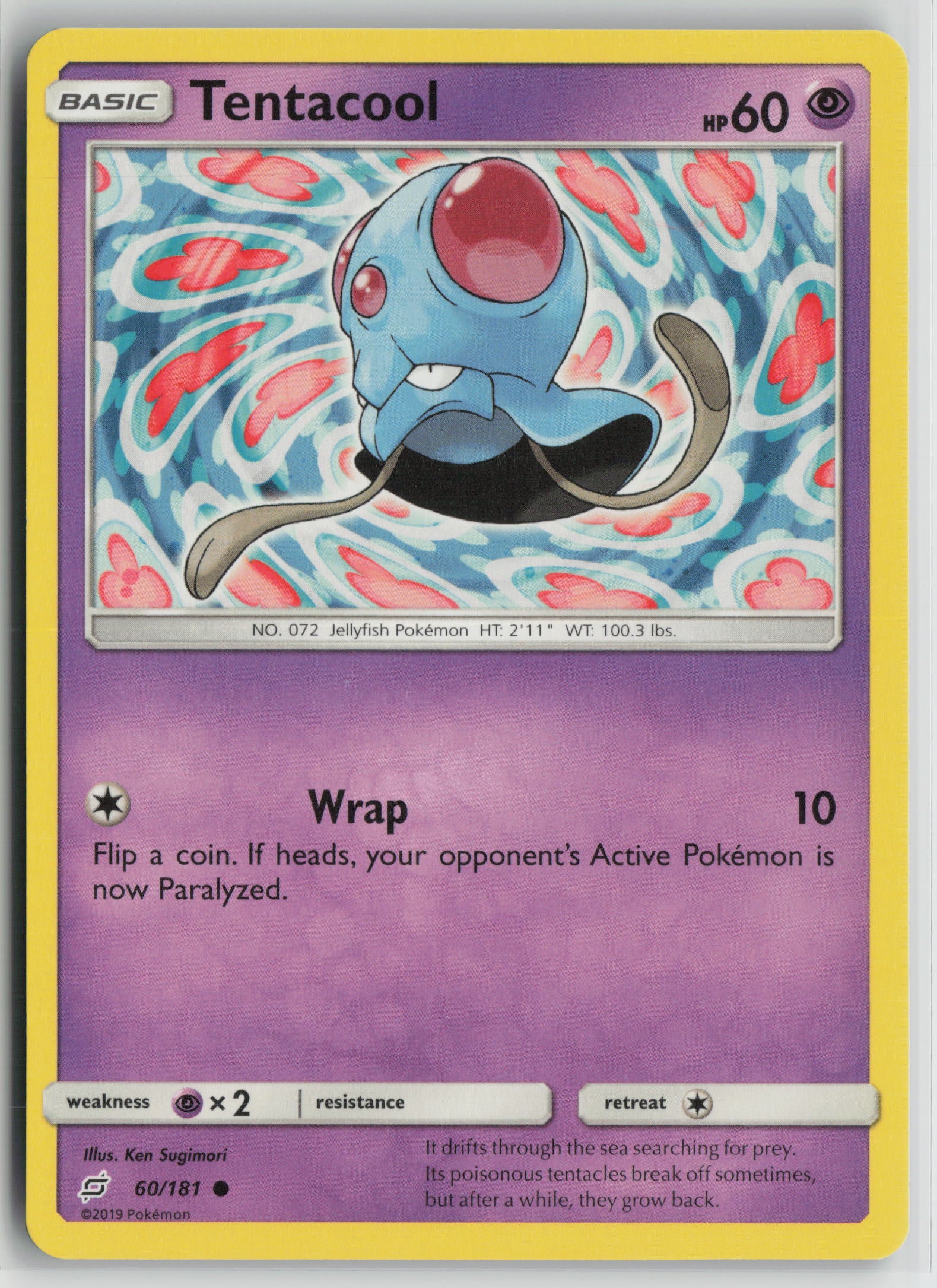 Tentacool Common SM - Team Up 60/181 NM