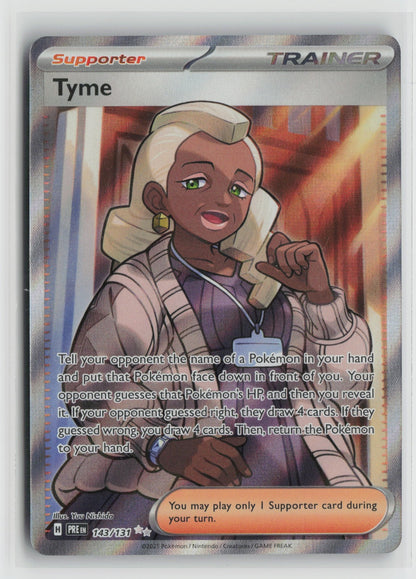 Tyme Ultra Rare Holo PRE 143/131 NM