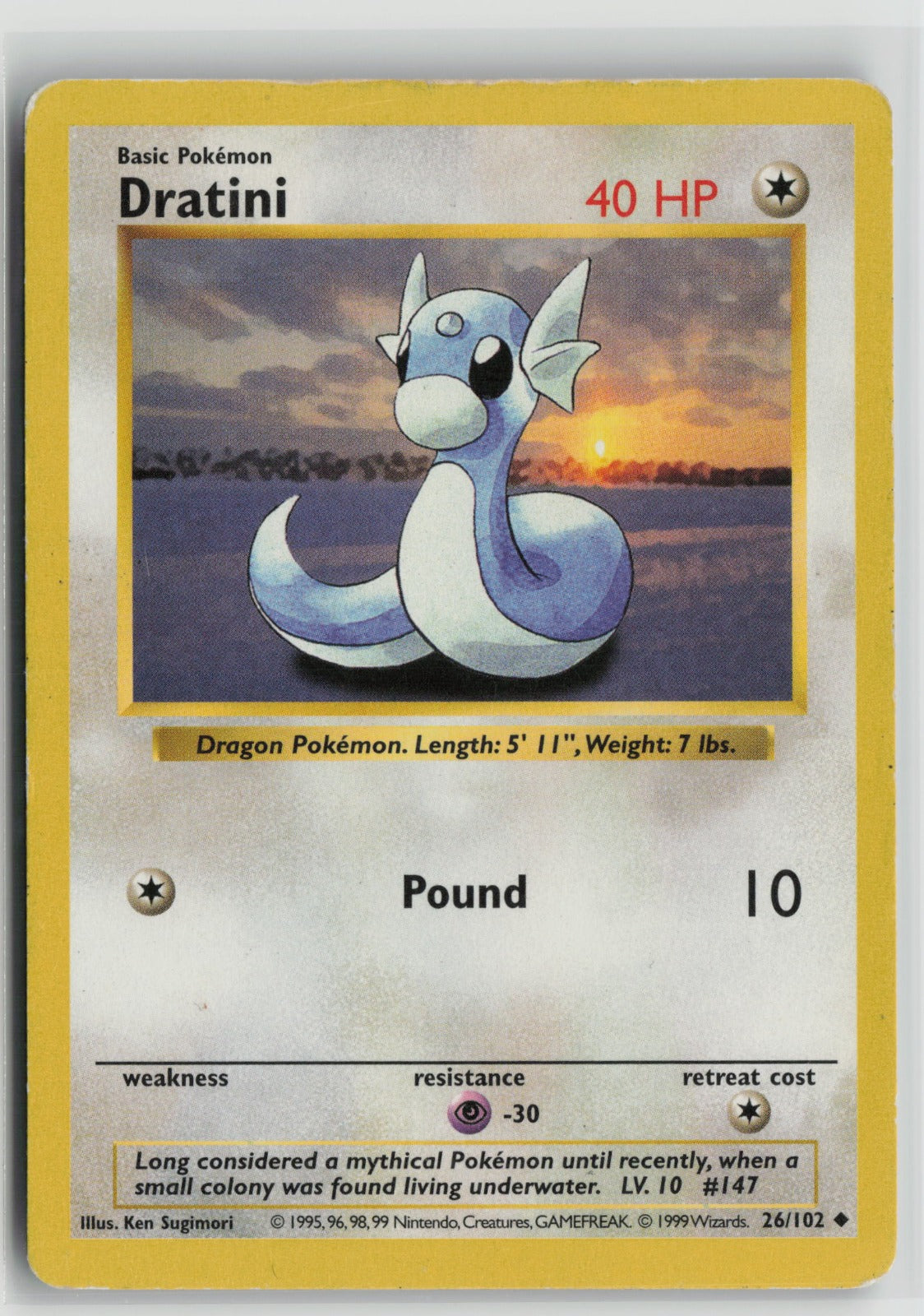 Dratini Uncommon Unlimited BSS 026/102 MP