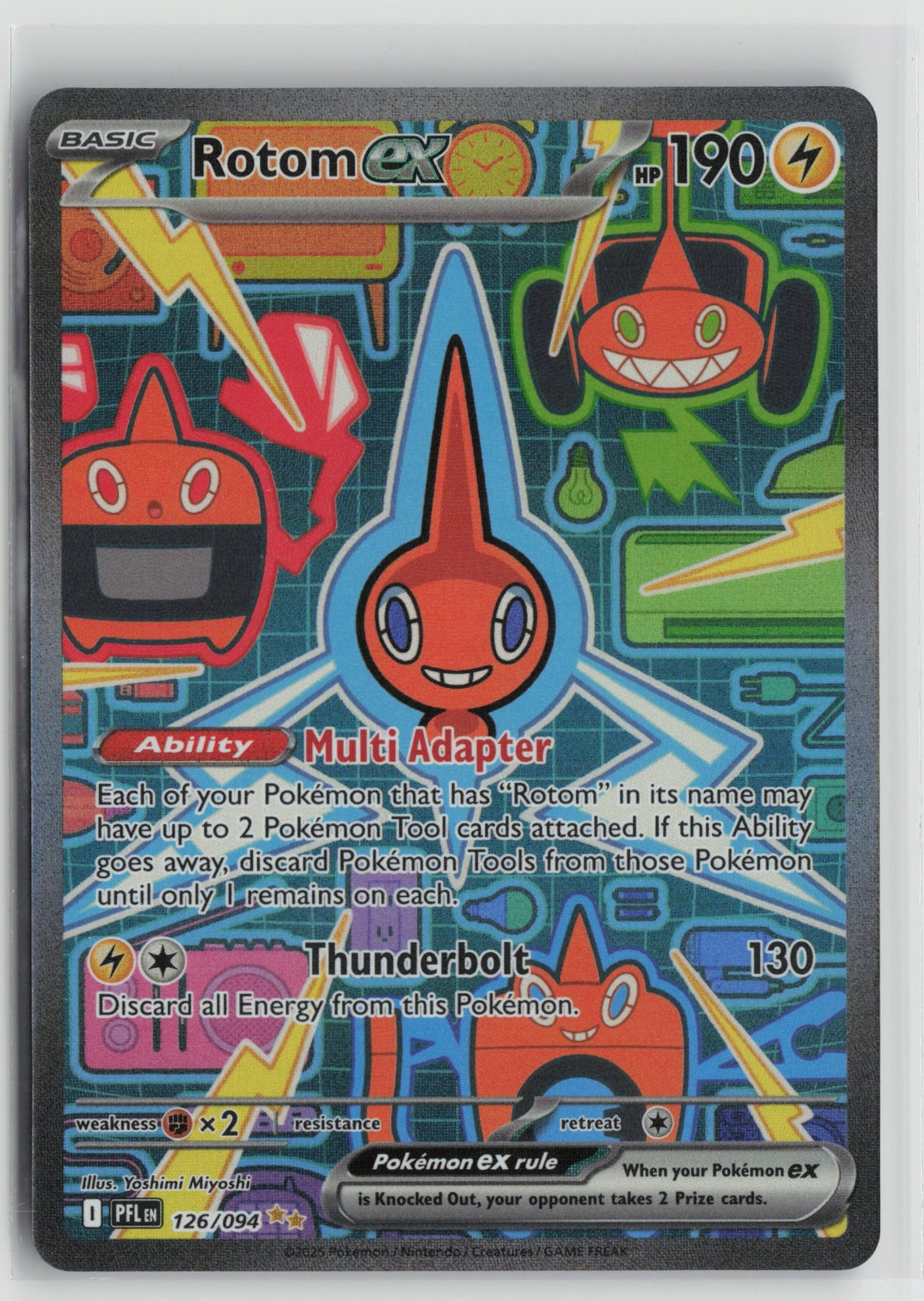 Rotom ex - Special Illustration Rare Holo PFL 126/094 NM
