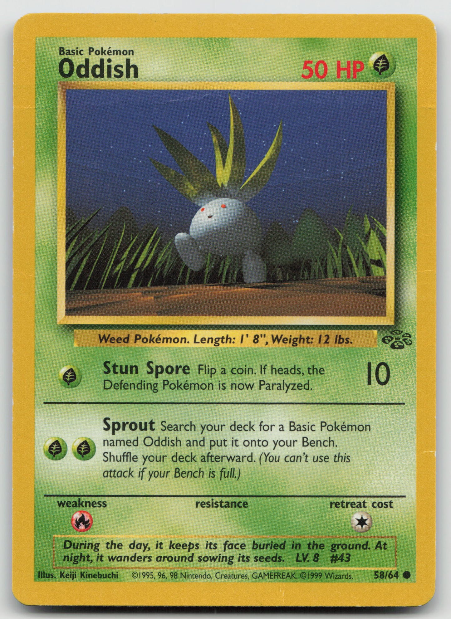 Oddish Common Unlimited JU 58/64 HP