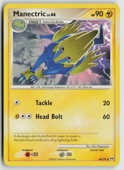 Manectric (44) Uncommon Arceus 44/99 NM