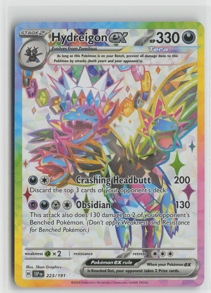Hydreigon ex Ultra Rare Holo SSP 223/191 NM