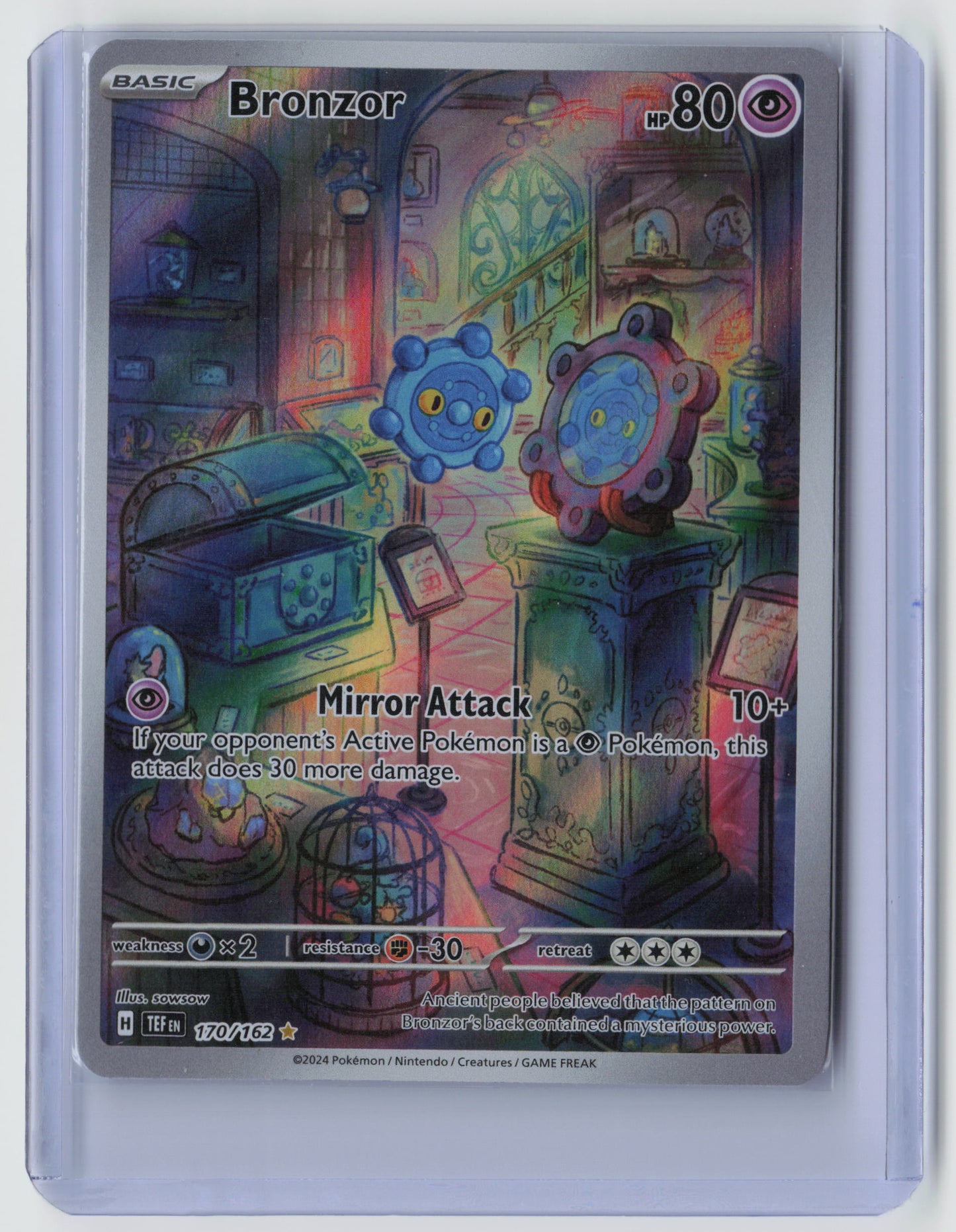 Bronzor - Illustration Rare SV05: Temporal Forces 170/162 NM