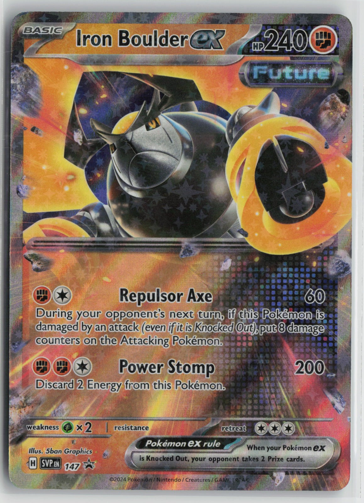 Iron Boulder ex - Promo Holo SVP 147 NM