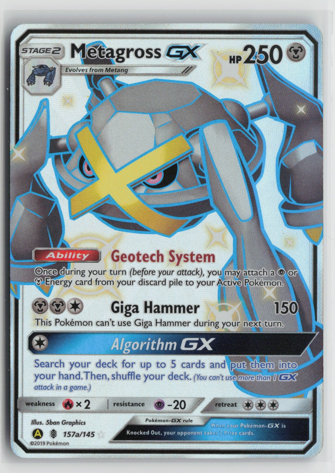 Metagross GX - Promo Holo PR 157a/145 NM