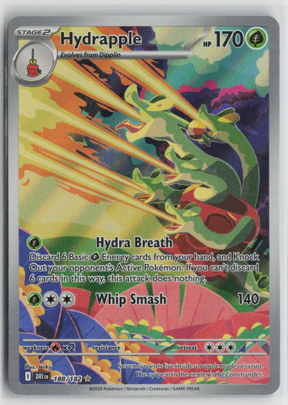Hydrapple Illustration Rare Holo DRI 188/182 NM