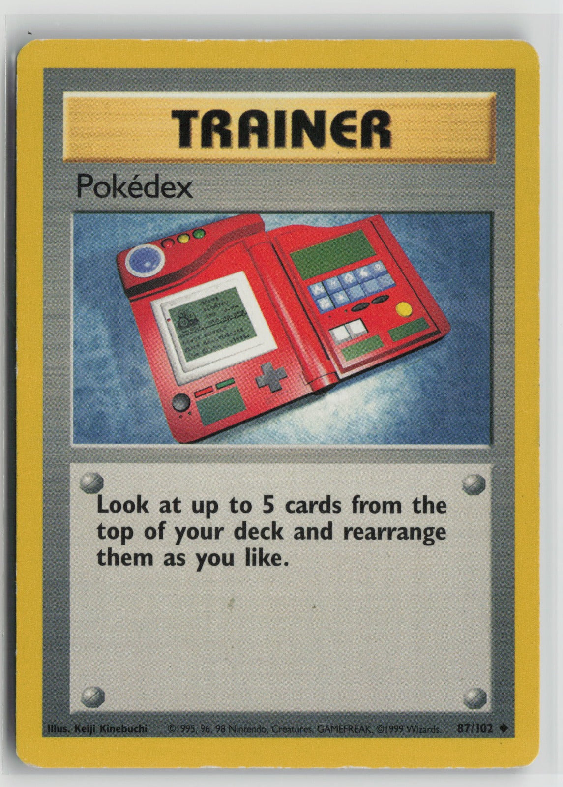 Pokedex Uncommon BS 087/102 HP
